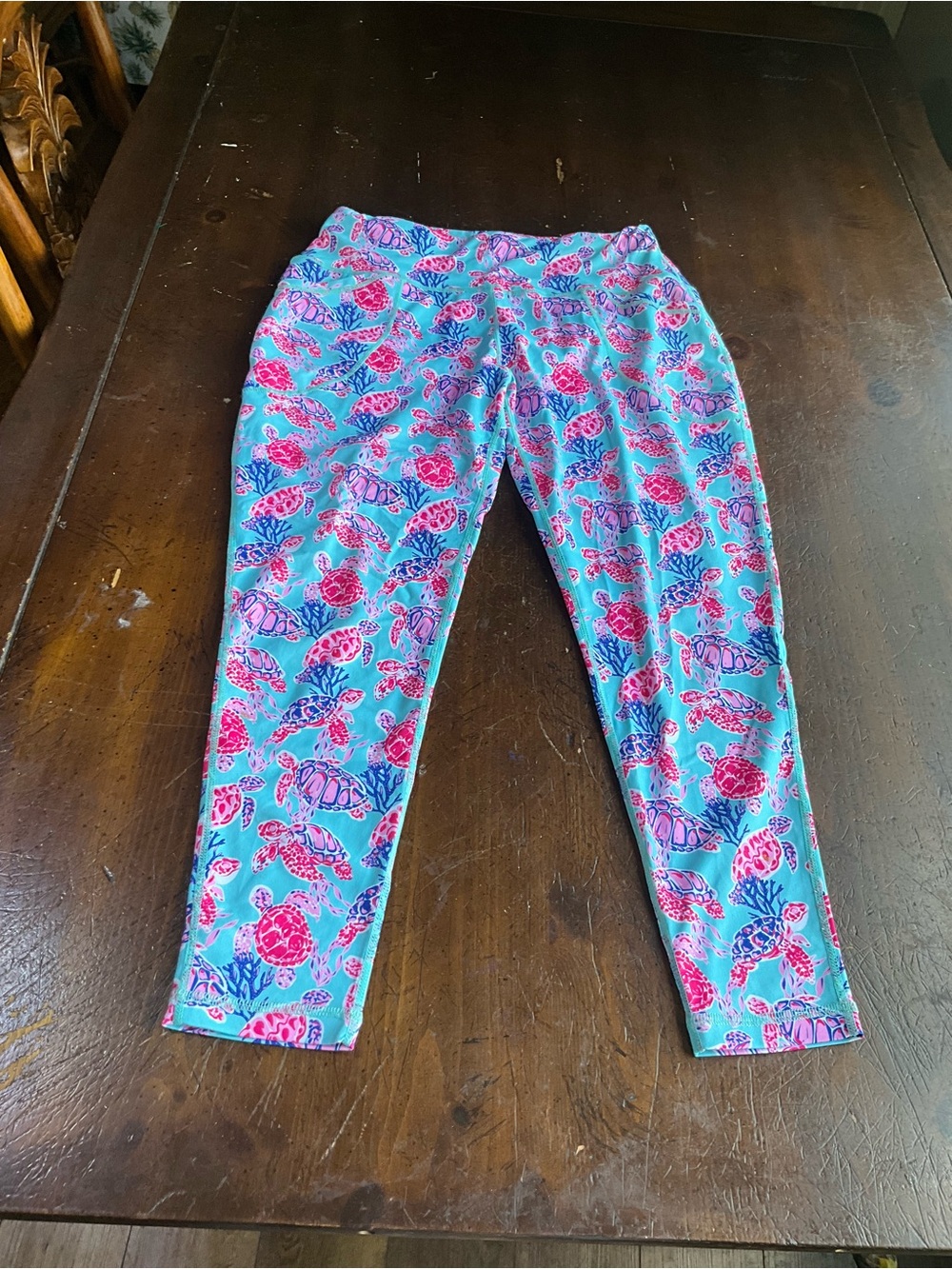 Simply southern size medium turtle print leggings